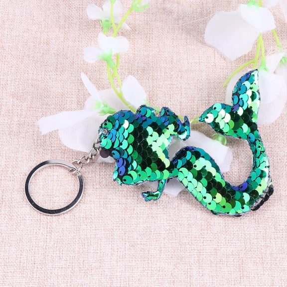 DRAFIDEEP 1Pack Blue Metal Mermaid Keychain For Car Key Decoration And Phone Accessory 5.5 x 3.1 x 0.3in