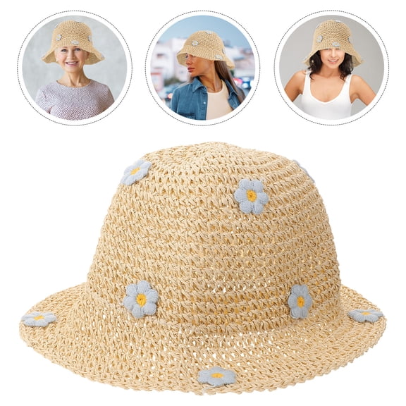 DRAFIDEEP 1Pack Chic Fisherman Hat for Women Simple Classic Design Breathable and Lightweight Paper Material
