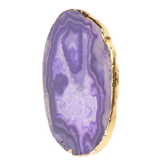 DRAFIDEEP 1Pack Delicate Agate Coaster Purple Cup Coaster Design for Dining Tableware Users Heat Insulation