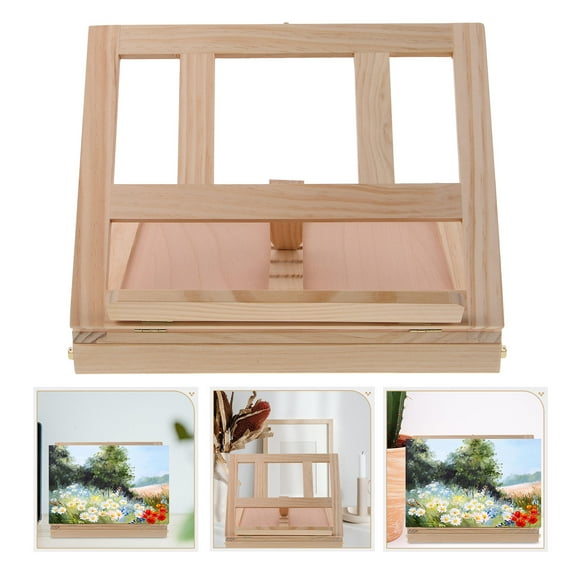 DRAFIDEEP 1Pack Lightweight Drawing Easel for Artists Portable Sketching Easel with Drawer Design Khaki 13.4X10.2X2in