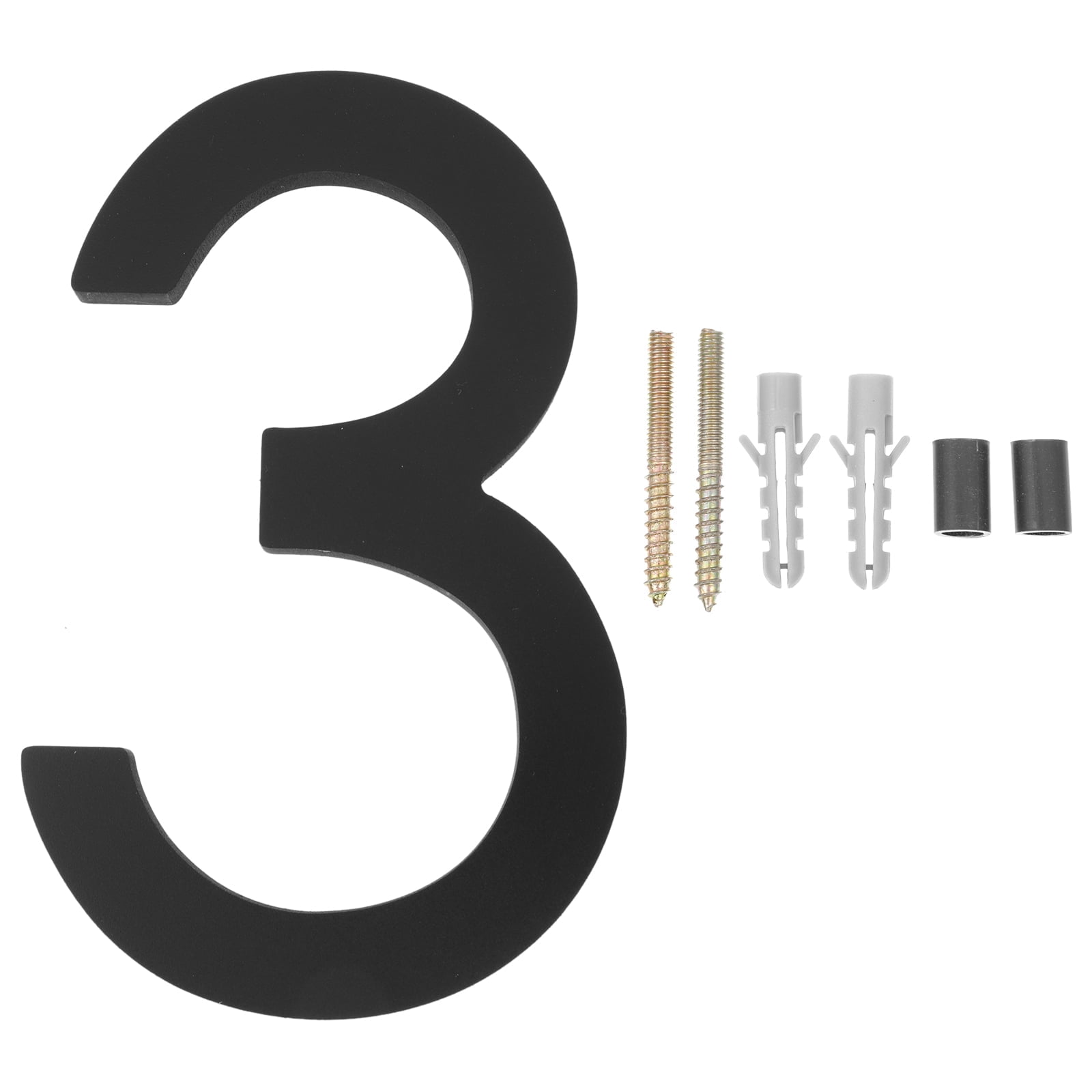 DRAFIDEEP 1Pack Modern Rectangular Acrylic House Number Door Visibility ...