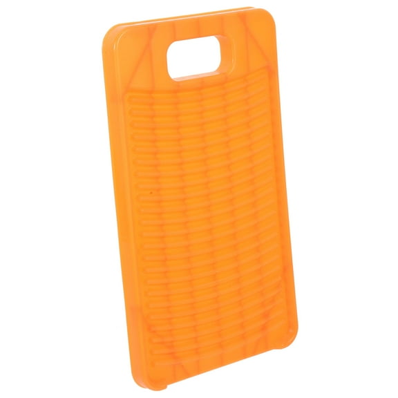DRAFIDEEP 1Pack Orange Washboard 11.2x6.3in for Home Use Rectangular