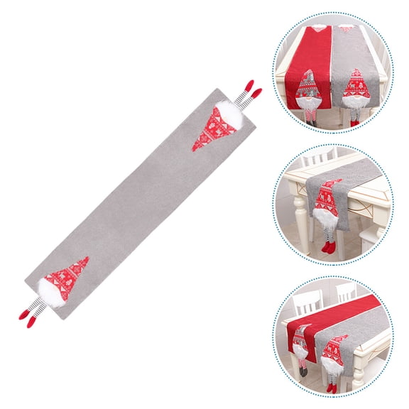 DRAFIDEEP 1Pack Rectangular Table Runner Decoration Assorted Color Cloth 21.3x8.5in Holiday Party Decorations