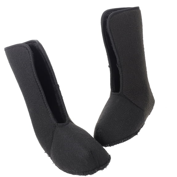 DRAFIDEEP 1Pair Black Boot Sock Liner Insulated Warm Waterproof Felt Insert