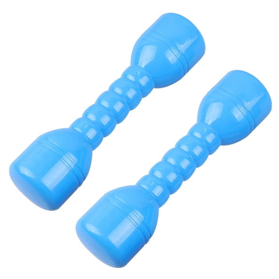 DRAFIDEEP 1Pair Plastic Exercise Dumbbells in Blue with Closed Design for Rust Protection