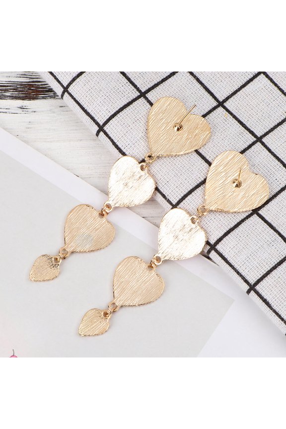 1 Pair Tassel Earrings Alloy Ear Bob Antique Style Fashion Jewelry Accessories