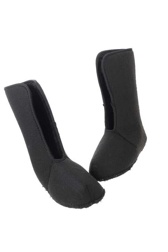 1Pair Black Boot Sock Liner Insulated Warm Waterproof Felt Insert