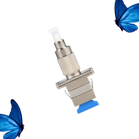 DRAFIDEEP 1-Piece Fiber Optic FC Male to Female Adapter Coupler, Stable Optical Cable Connector for Network Repair Use