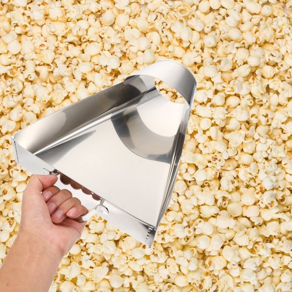 DRAFIDEEP 1Pc Multi Purpose Stainless Steel Popcorn and Rice Shovel for Kitchen Use