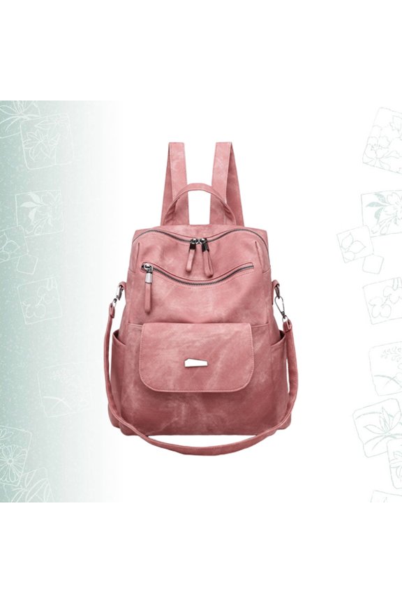 1Pc Pink Creative Packsack Shoulder Bag Durable Material for Travel and Work Use