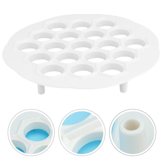 DRAFIDEEP 1Pcs 20Cm Square Empanadas Maker For Kitchen Use 19 Holes Design Fast Making