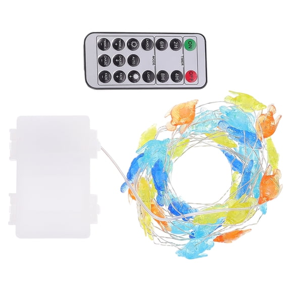 DRAFIDEEP 1Pcs Acrylic Fish Shape LED String Lamp for Indoor Decoration