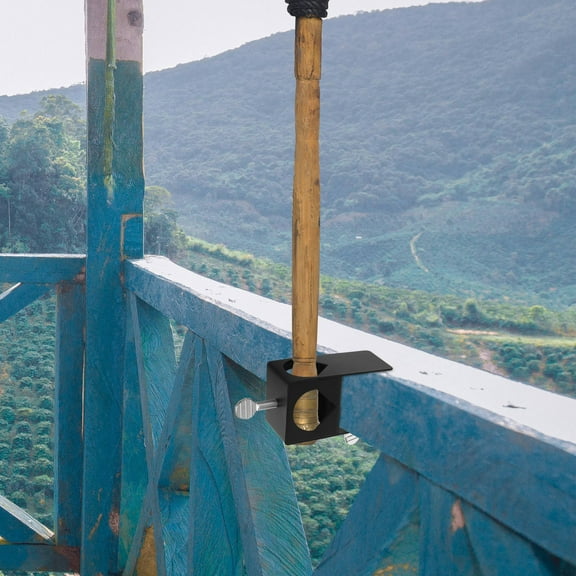 DRAFIDEEP 1Pcs -Clamp Torch Clamps for Railing and Pole Mounting in Home Decor and Retail Spaces