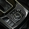 thumbnail image 1 of DRAFIDEEP 1Pcs Grey Carbon Fiber Rectangle Car Styling Accessories Auto Decals for Gear Shift Cover Trim, 1 of 8