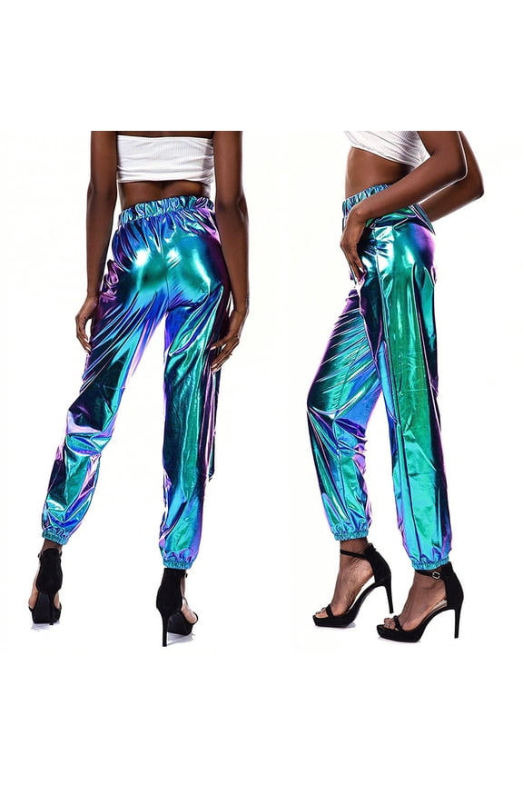 1Pcs Loose Pants for Women Breathable Polyester Hip Hop Style for KTV Parties
