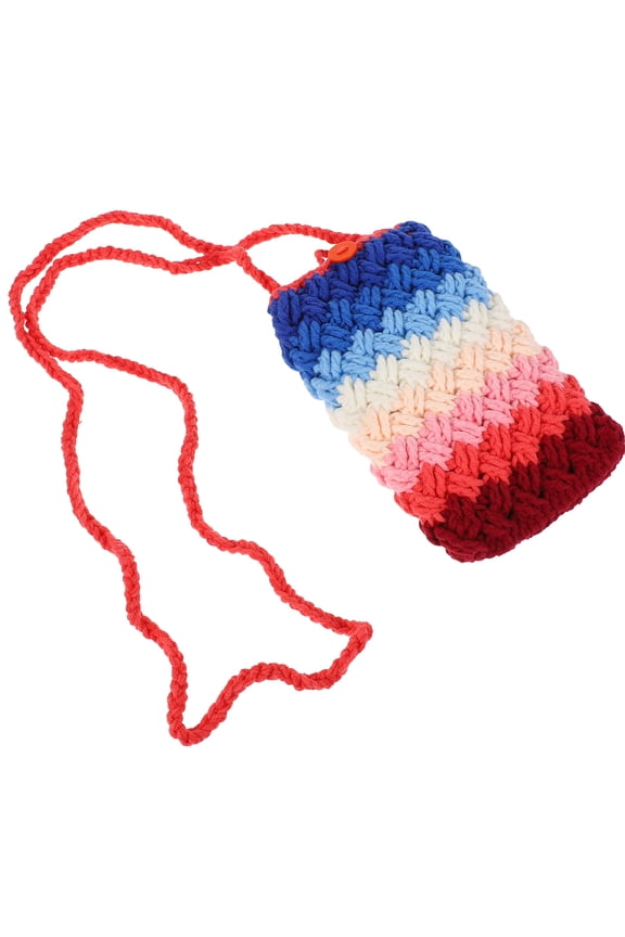 Phone Purses Wool 1Set 6.3x3.9x0.8in