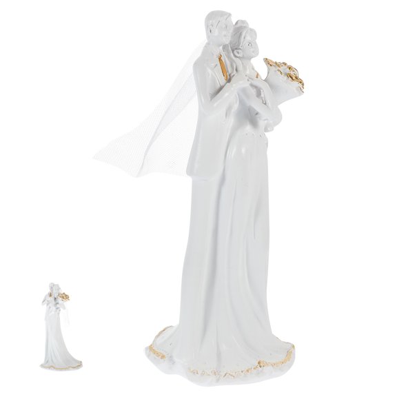 DRAFIDEEP 1Pcs Resin Couple Statue European Style Romantic Occasions Wedding Decor Couples present