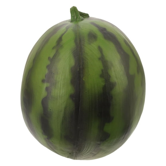 DRAFIDEEP 1Pcs Simulation Watermelon Model Artificial Fruit Decor Home Kitchen Display 23.0x18.0x18.0in