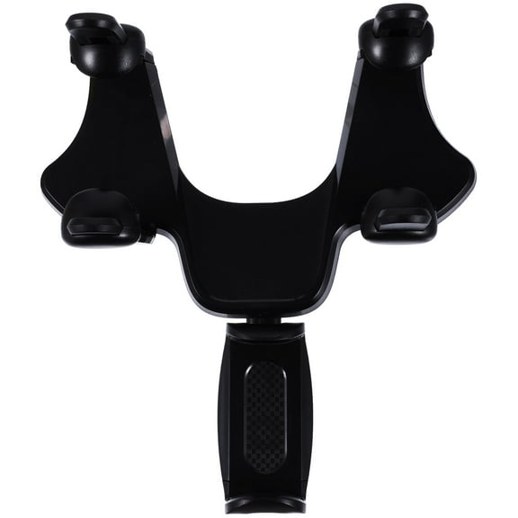DRAFIDEEP 1Piece ABS Car Phone Holder for Drivers with Rearview Mirror Clip-on Phone Rack 6.3x3.9x3.1in