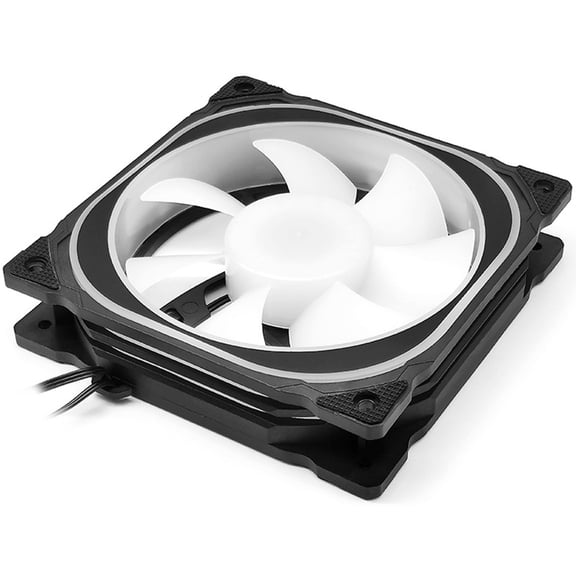 DRAFIDEEP 1Set 12cm Rgb Cooling Fan for Pc with Controller for Effective Heat Dissipation