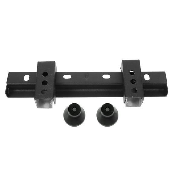 DRAFIDEEP 1Set Adjustable Shelf Brackets Black Stainless Steel TV Wall Mount for 14-37 Inches TVs Home Use