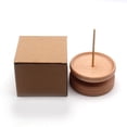 thumbnail image 1 of DRAFIDEEP Thread Spool Holder Wooden Round DIY Sewing Thread Spools 1Pcs 3.7X3.7X5.1in, 1 of 8