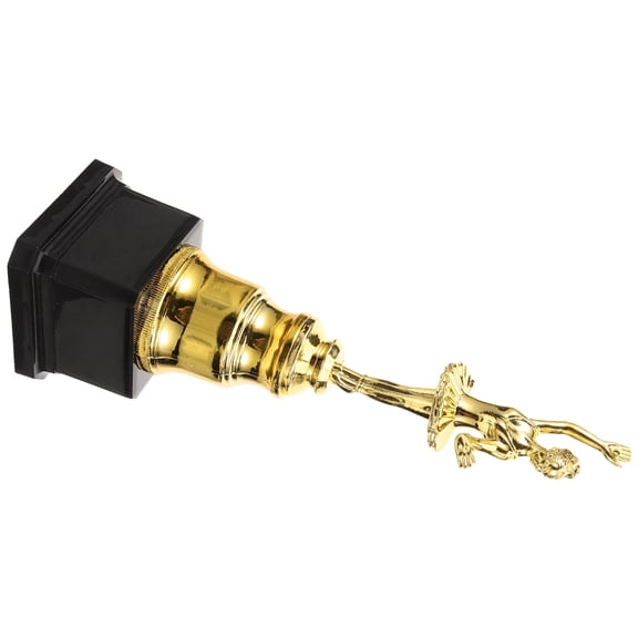 DRAFIDEEP 1Set Dance Trophy for Party Competitions and Games in Golden Plastic 9.5X2.8X2.8in
