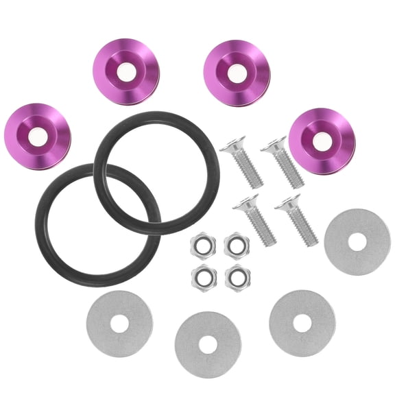DRAFIDEEP Aluminum Car Bumper Holder Clips Set for Quick and Easy Fastener Release