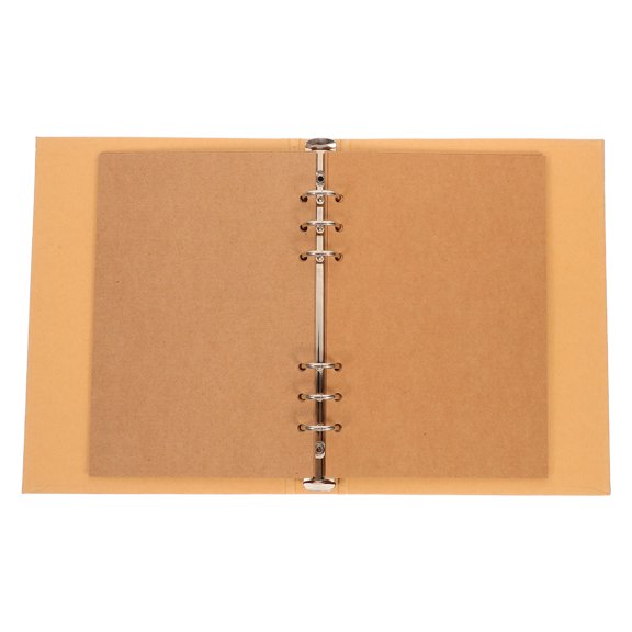 DRAFIDEEP 1Set Lightweight Kraft Paper Notebook Binder Cover Protective Paper Binder for Creative Writing