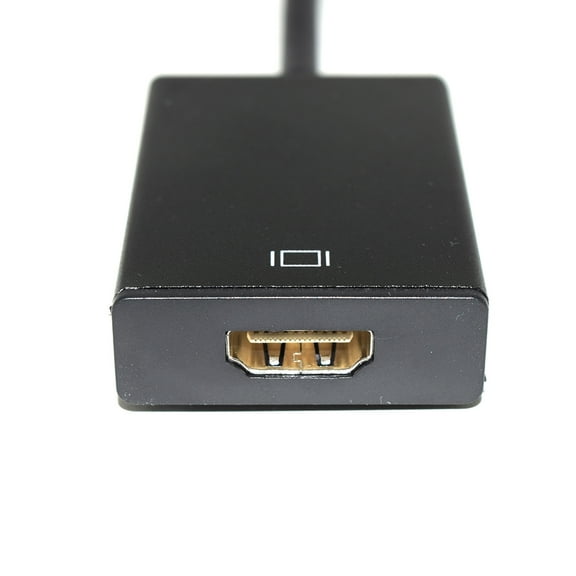 DRAFIDEEP 1Set Monitor to Laptop Connector with Metal and Plastic for Audio and Video Signal Conversion