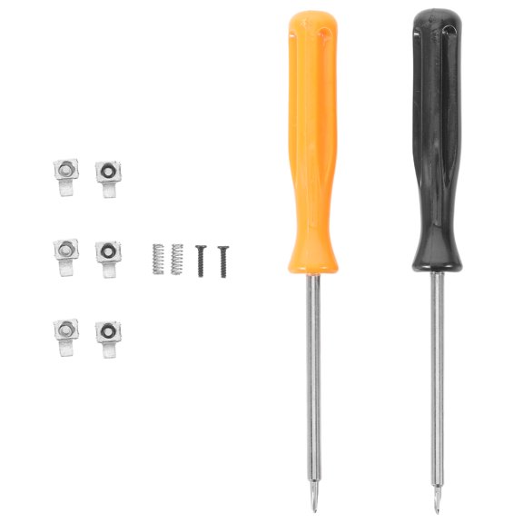 DRAFIDEEP Precision Miniscrewdriver Set Controller Handle Lock Repair Tool Plated Silver for Game Controller 1Set