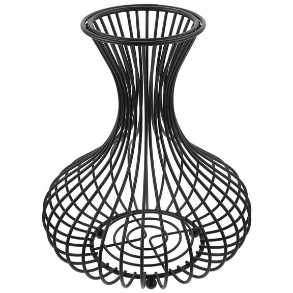 DRAFIDEEP 1Set Storage Basket Iron Wine Corks Holder Home Decoration Nordic Style 8.65X7.47X7.47in