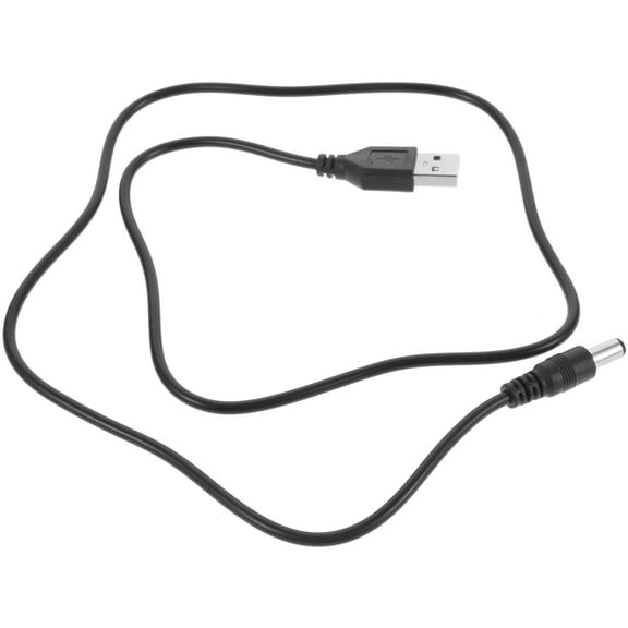 DRAFIDEEP 1Set USB Charging Cable Black Round Charging For Devices With 5V Power Supply Home Use Office Use