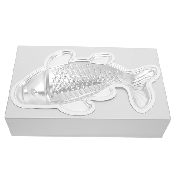 DRAFIDEEP 1Set Versatile Aluminum Fish Mold Pan for Mousse Chocolate and Jelly Baking