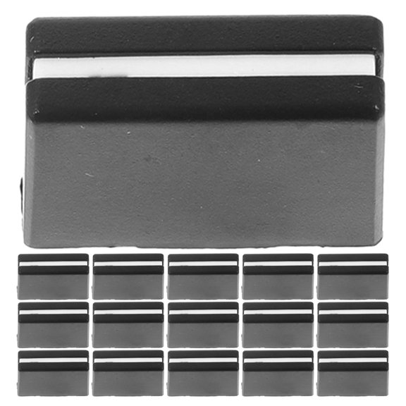 DRAFIDEEP 20 Pack ABS Mixer Fader Caps, 4mm Replacement Slider Knobs for Audio Consoles and Sound Boards