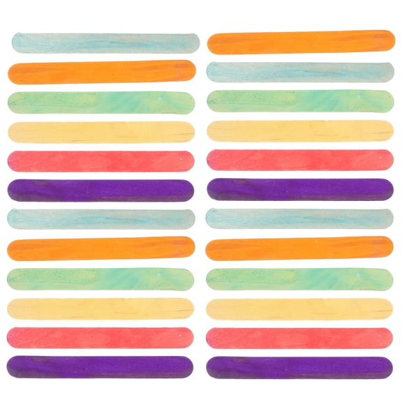 DRAFIDEEP 200Pcs Jumbo Popsicle Sticks Handmade Wood Sticks for Leisure Holiday and Diy Crafts Use