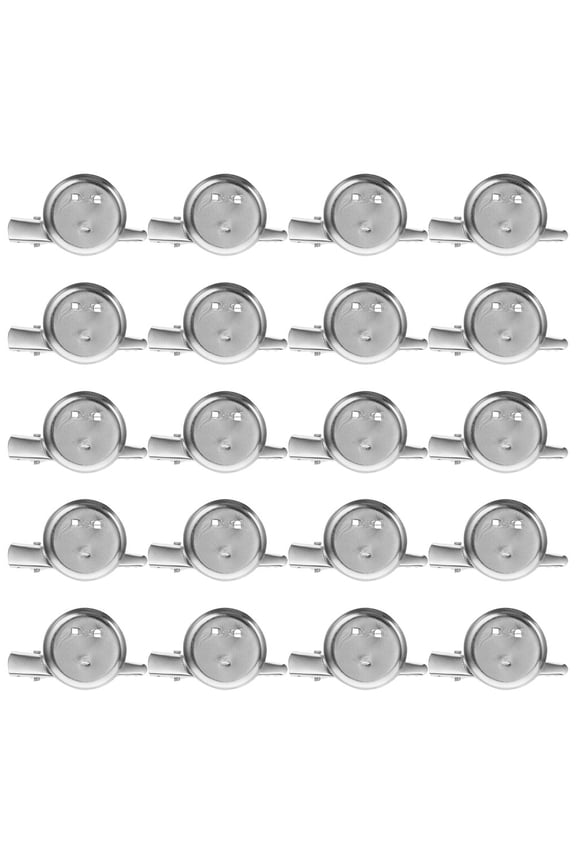 20 Pieces Clasps Pin Tray for Brooch Making, Versatile Jewelry Craft Supplies Kit