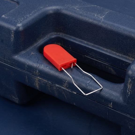 DRAFIDEEP 20Pcs Red Disposable Anti Tamper Padlocks for Warehouses and Home Security Applications