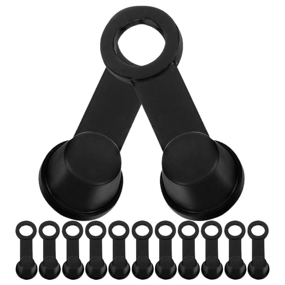 DRAFIDEEP 20pcs Brake Bleeder Adapter Cap Bleeder Caps Rubber Dustproof Black Brake Maintenance