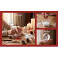 DRAFIDEEP 20pcs Diy Clear Christmas Snow Globe Kit with 55mm Screw-off ...