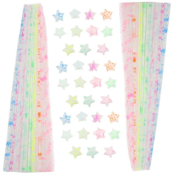 DRAFIDEEP 210Pcs Paper Stars Strips Assorted Color for Diy Origami and Party Decoration Use