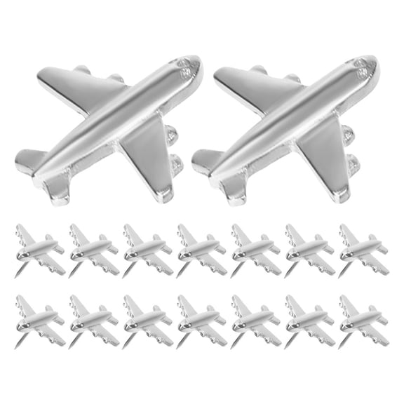 DRAFIDEEP 24Pcs Decorative Paper Plane Pin for Bulletin Board Use Fixing Items