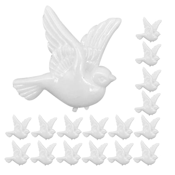 DRAFIDEEP 24Pcs Nursery Wall Decals for Girls Kids Room Decoration Plastic Adhesive Stickers