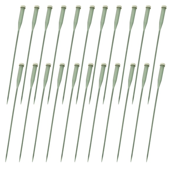 OUNONA Green Plastic Floral Water Tubes for Flowers, 25 Pieces, Home and Event Use