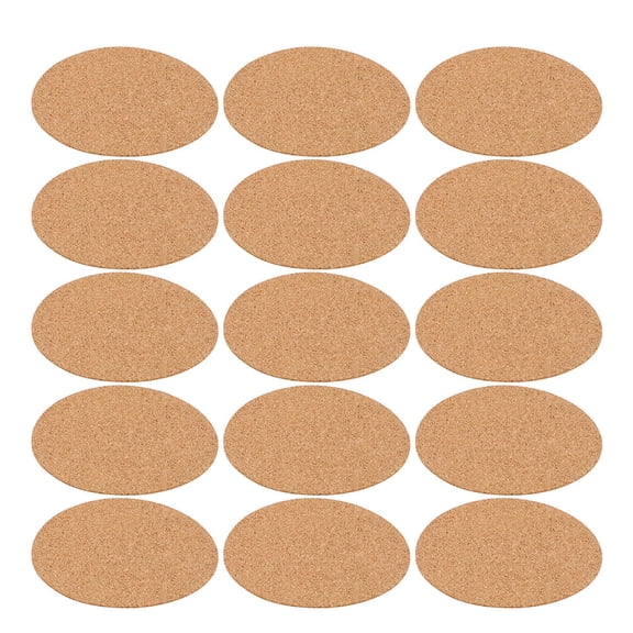 DRAFIDEEP 25Pcs Vibration Reducer Pad Soft Cork with Shock Absorption for Home Table Decor