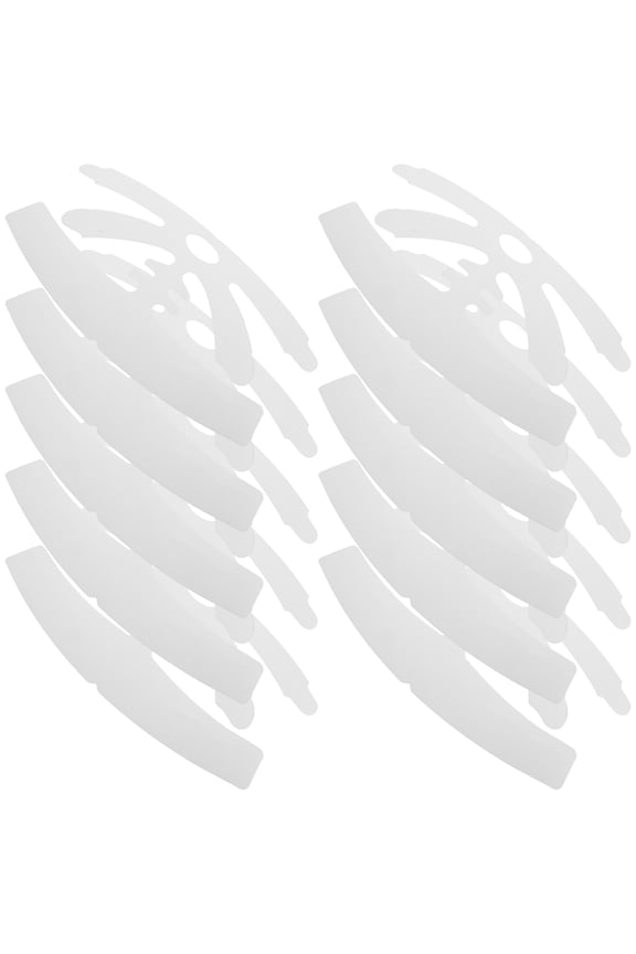 25pcs Cap Form Holder Baseball Cap Inserts For Brim Maintenance White Plastic Universal Size