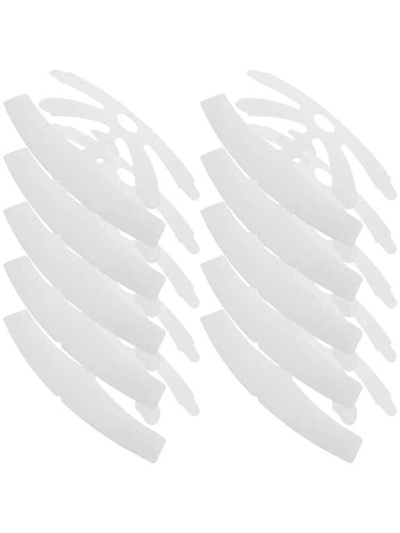 25pcs Cap Form Holder Baseball Cap Inserts For Brim Maintenance White Plastic Universal Size