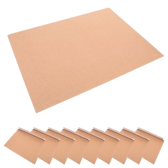 OUNONA 25Pcs Office Brown Cardboard Envelopes with Strong Adhesive Flap