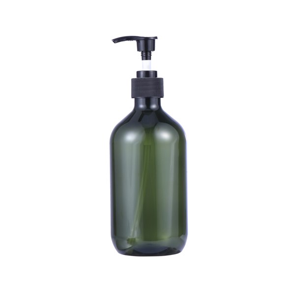 DRAFIDEEP 2PCS 500ml Reusable Lotion Bottles Opaque Drip Free Dispenser For Bathroom Green
