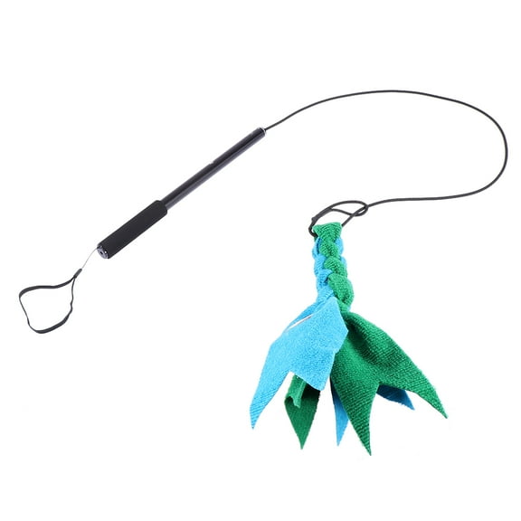 DRAFIDEEP 2Pcs Chasing Black Pet Teaser Durable with Extendable Handle